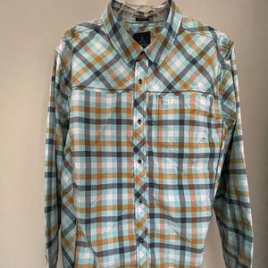 Mens Prana Slim Fit Button Down Shirt